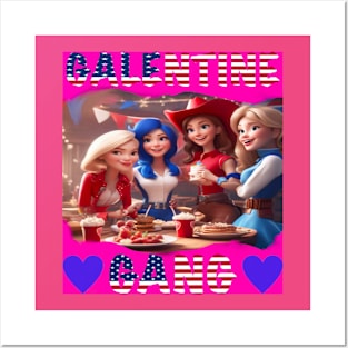 Galentine gang party Posters and Art